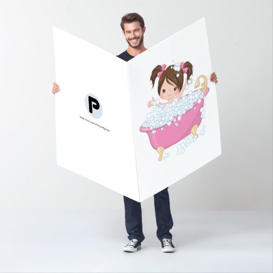 かわいい女の子スパパーティー誕生日グリーティングカード カード Zazzle Co Jp