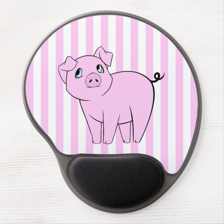 かわいい子豚 子豚 ピンク黒 ジェルマウスパッド Zazzle Co Jp かわいい子豚 子豚 ピンク黒 ジェルマウスパッド Zazzle Co Jp