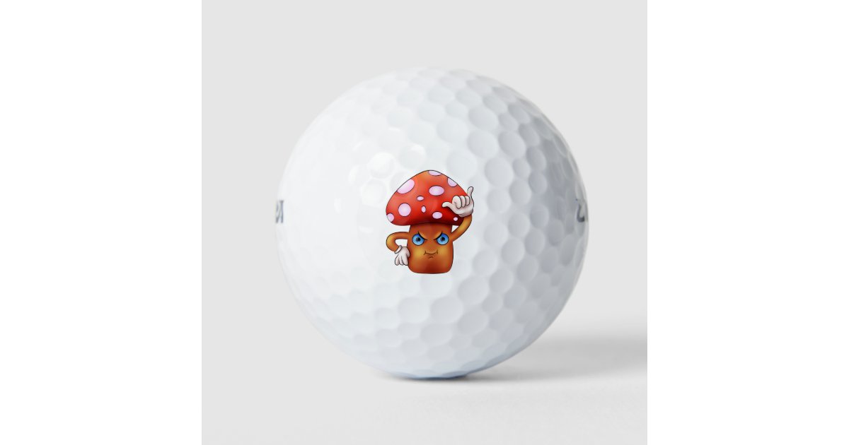 かわいい怒っているきのこ ゴルフボール Zazzle Co Jp かわいい怒っているきのこ ゴルフボール Zazzle Co Jp