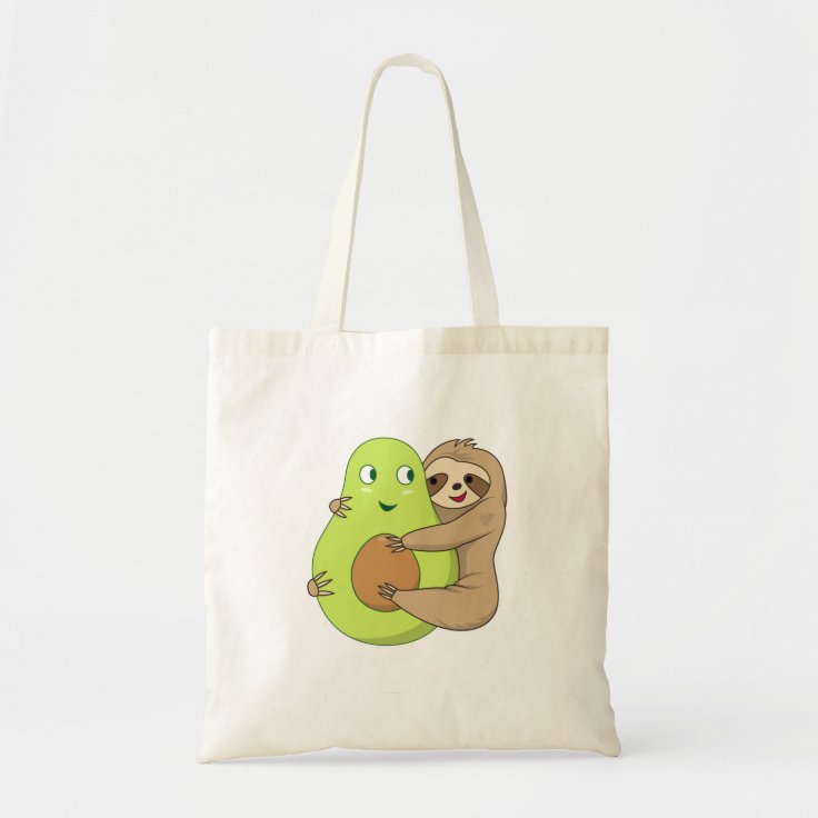 かわいい怠け者のアボカド愛用品ハグ トートバッグ Zazzle Co Jp