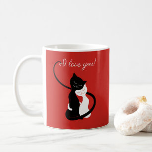 かわいい 黒 猫マグカップ Zazzle Co Jp