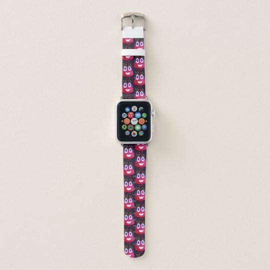 かわいい水彩画のギークキャンデーのキャラクターの数学者 Apple Watchバンド Zazzle Co Jp