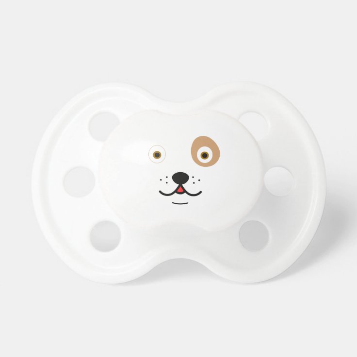 かわいい犬の顔 おしゃぶり Zazzle Co Jp