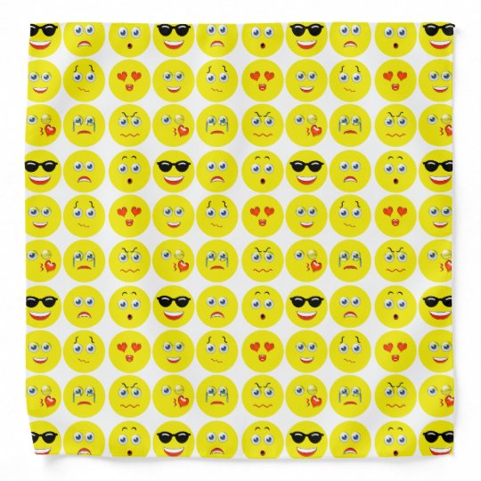 かわいい絵文字 バンダナ Zazzle Co Jp かわいい絵文字 バンダナ Zazzle Co Jp