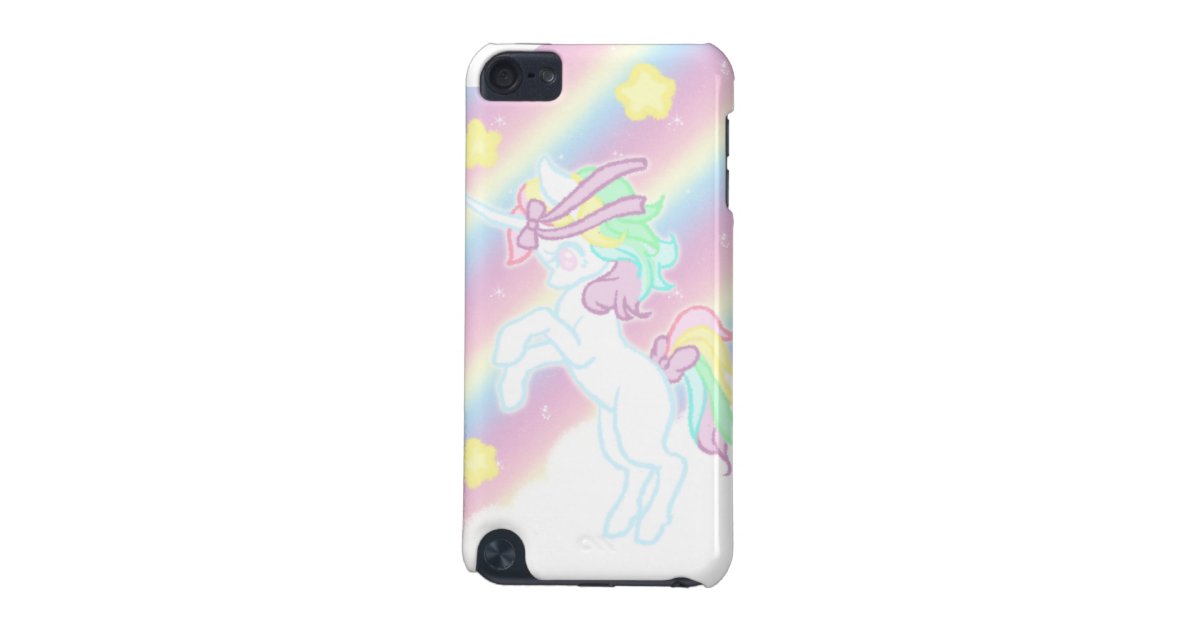 かわいい虹のユニコーン Ipod Touch 5g ケース Zazzle Co Jp