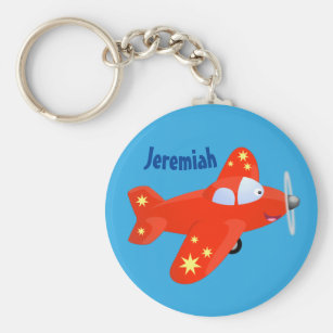 かわいい 飛行機キーホルダー Zazzle Co Jp