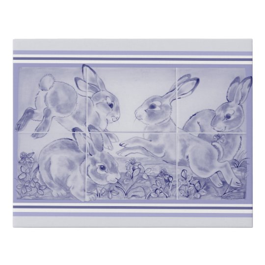 かわいい青いバニーうさぎのタ絵画イルアート フェイクキャンバスプリント Zazzle Co Jp かわいい青いバニーうさぎのタ絵画イルアート フェイクキャンバスプリント Zazzle Co Jp