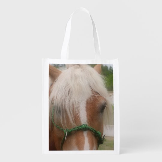 かわいい馬の顔動物 エコバッグ Zazzle Co Jp