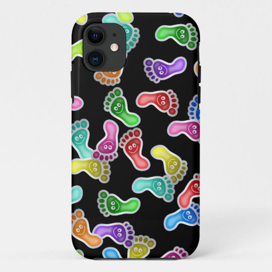 かわいく幸せな微笑の足の壁紙 Case Mate Iphoneケース Zazzle Co Jp