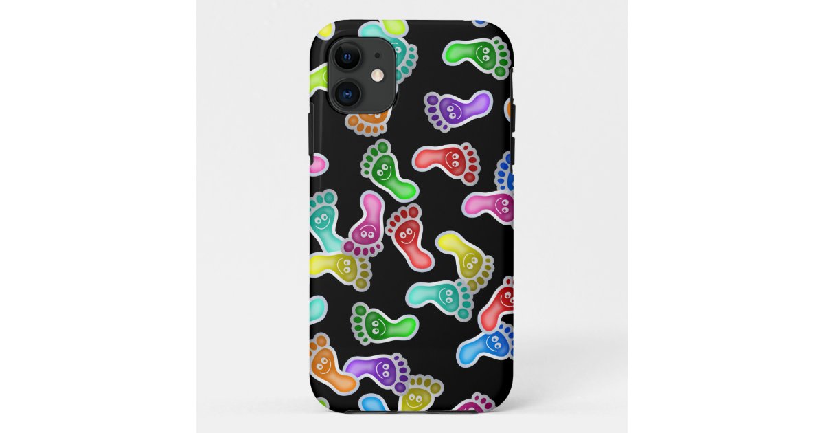 かわいく幸せな微笑の足の壁紙 Case Mate Iphoneケース Zazzle Co Jp