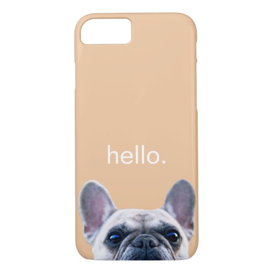 こんにちはかわいくおもしろいなフレンチ ブルドッグのモダンのトレンディー Case Mate Iphoneケース Zazzle Co Jp