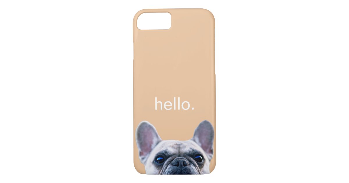 こんにちはかわいくおもしろいなフレンチ ブルドッグのモダンのトレンディー Case Mate Iphoneケース Zazzle Co Jp