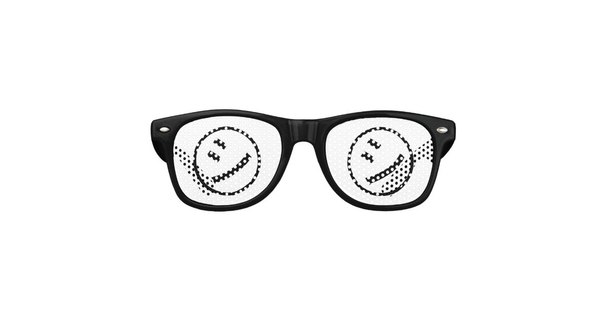 のshi Kanaの片仮名微笑のemoji 顔文字 レトロサングラス Zazzle Co Jp