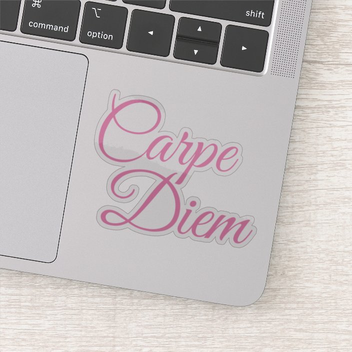 やる気を起こさせるなエレガントな原稿carpe Diem シール Zazzle Co Jp