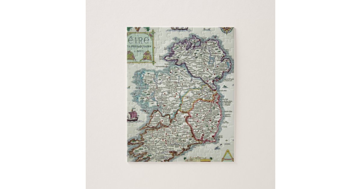 アイルランドの地図 アイルランド人のエールエリンの歴史的な地図 ジグソーパズル Zazzle Co Jp アイルランドの地図 アイルランド人のエールエリンの歴史的な地図 ジグソーパズル Zazzle Co Jp