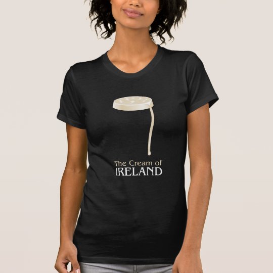 アイルランド 女性のクリーム Tシャツ Zazzle Co Jp