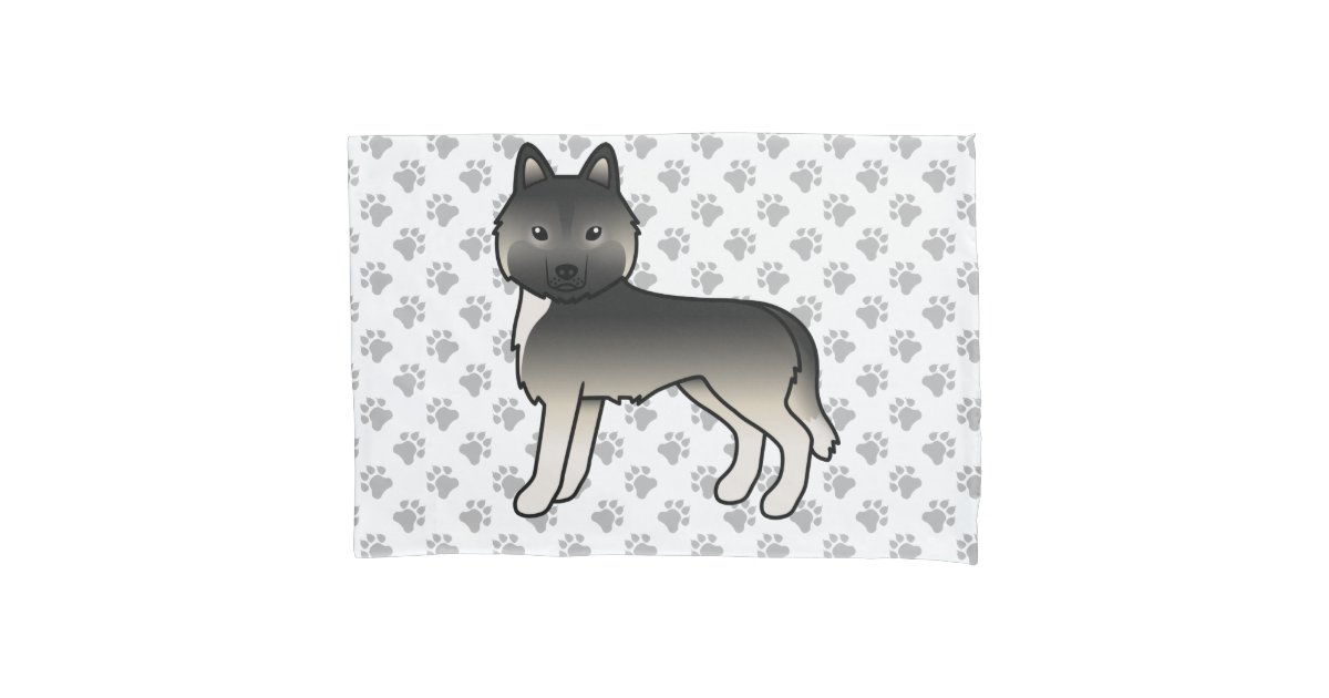 アグーティ シベリアン ハスキーのかわいい犬と足枕 枕カバー Zazzle Co Jp