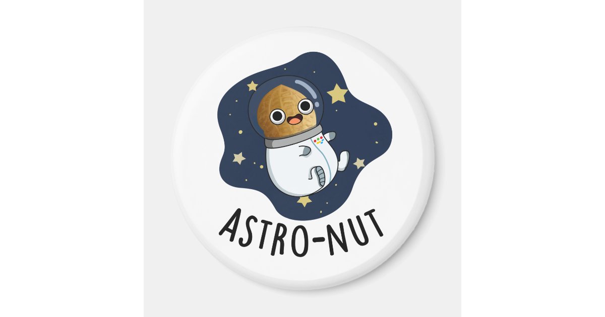 アストロナットカワイトナッツアストラントプン マグネット Zazzle Co Jp