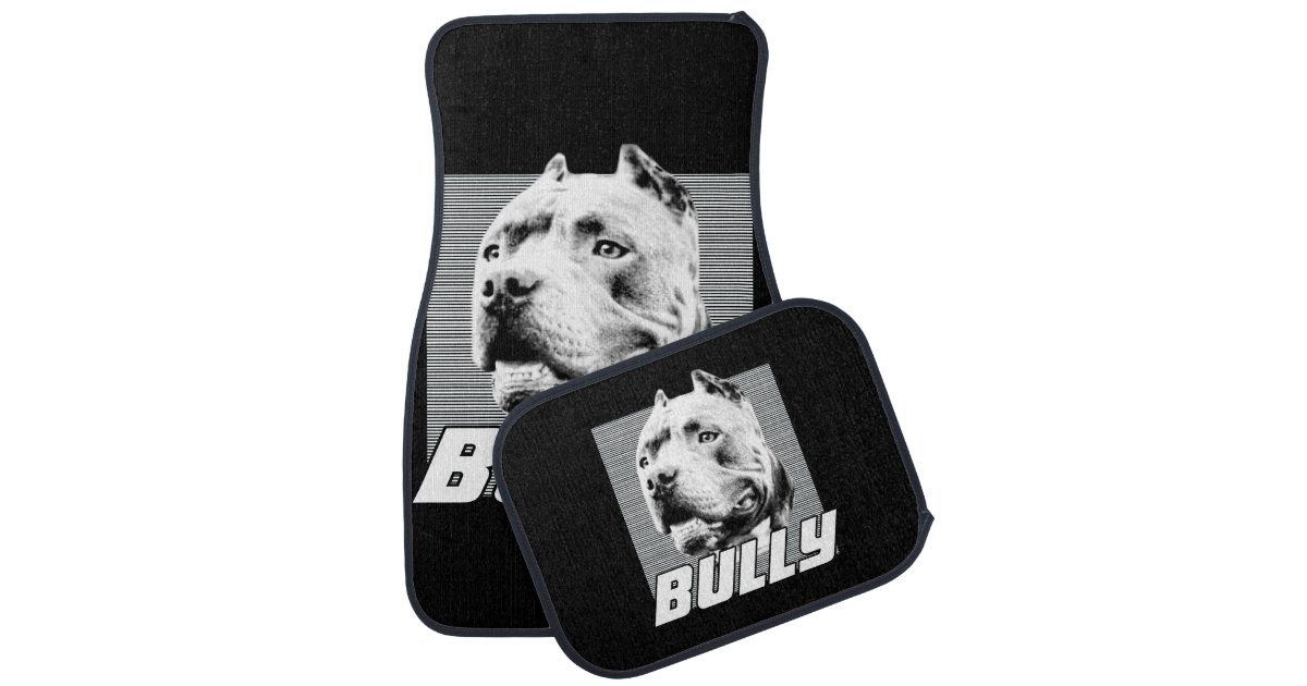 アメリカのいじめっ子犬車のマット カーマット Zazzle Co Jp アメリカのいじめっ子犬車のマット カーマット Zazzle Co Jp