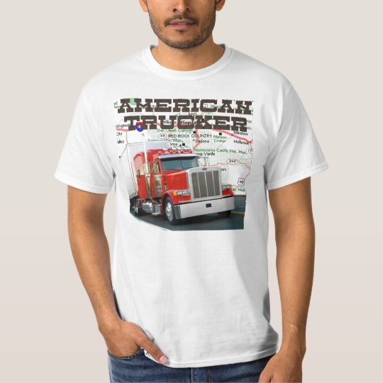 アメリカのトラック運転手のワイシャツ Tシャツ Zazzle Co Jp