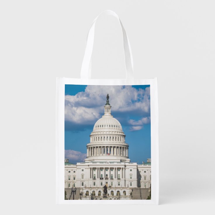 アメリカキャピトル建物 エコバッグ Zazzle Co Jp