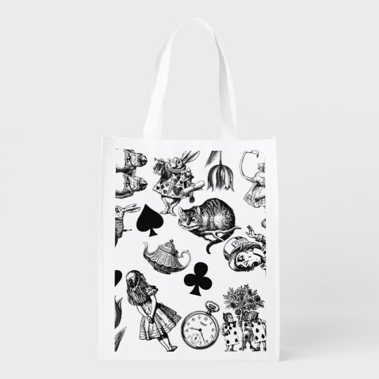 アリス白うさぎワンダーランドチェシャ猫 エコバッグ Zazzle Co Jp アリス白うさぎワンダーランドチェシャ猫 エコバッグ Zazzle Co Jp