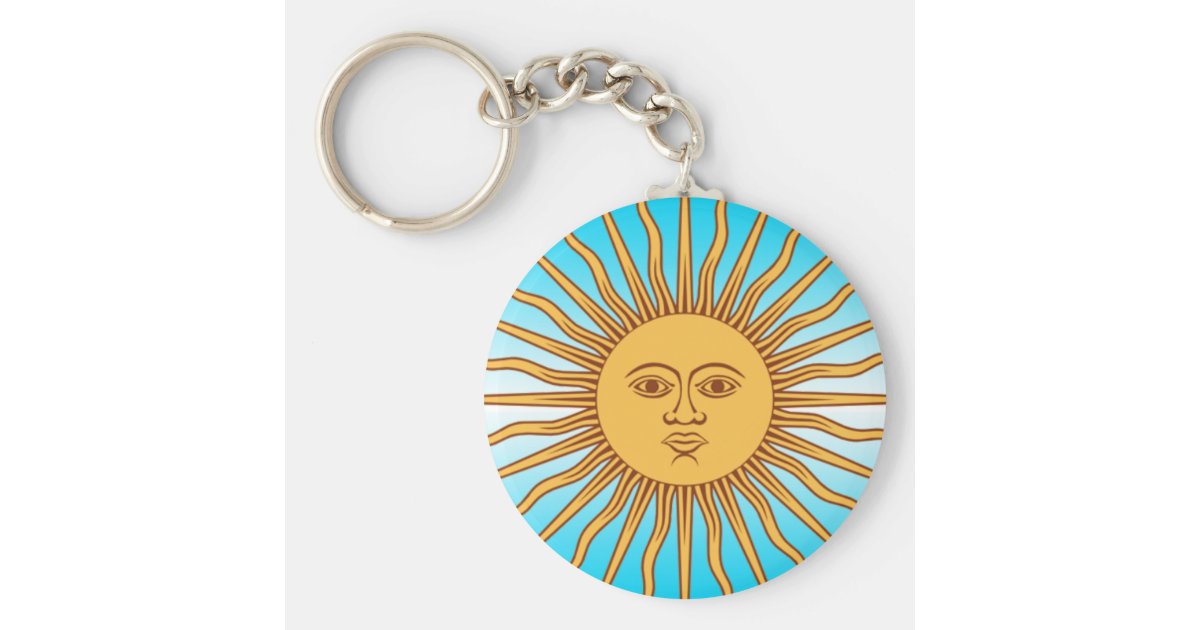 アルゼンチン 旗太陽のkeychain キーホルダー Zazzle Co Jp