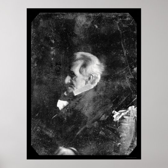 アンドリュー ジャクソン大統領の銀板写真1844年 ポスター Zazzle Co Jp