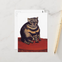 アンリ・ルソー著虎猫猫 ポストカード | Zazzle.co.jp