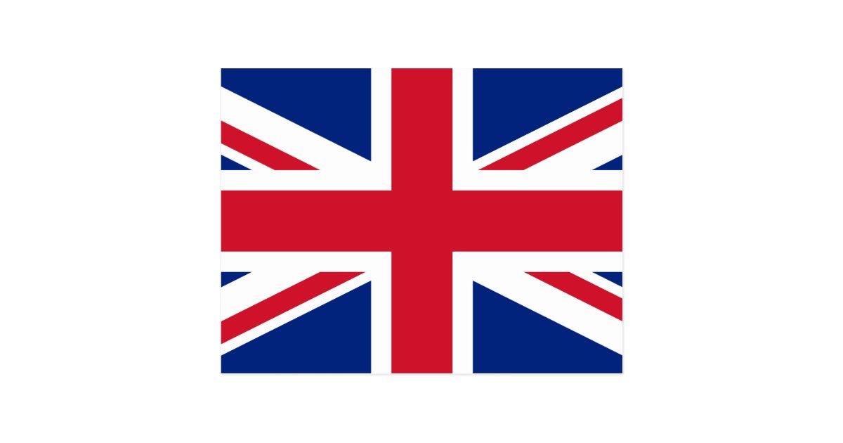 イギリス国旗 ポストカード Zazzle Co Jp