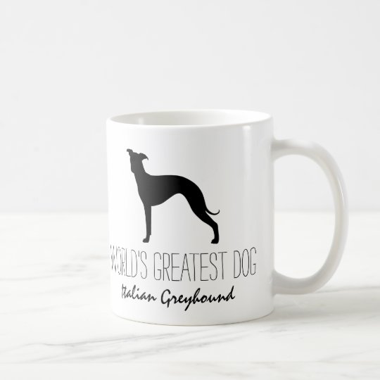 イタリアン グレーハウンドのシルエットの世界で素晴らしい犬 コーヒーマグカップ Zazzle Co Jp