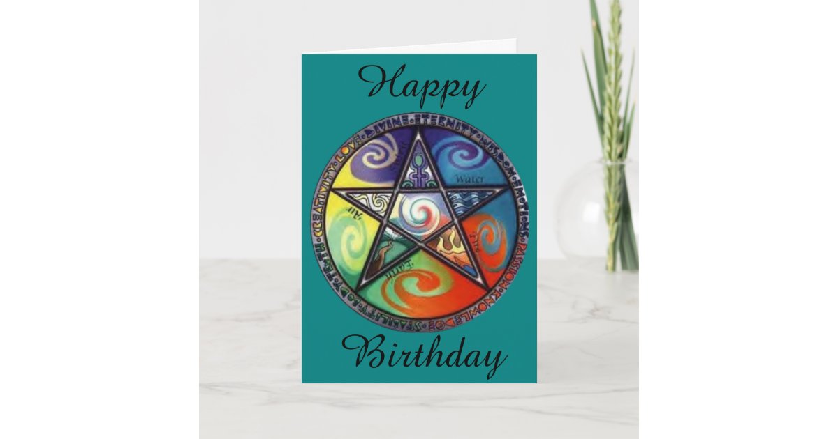 ウィッカ信者の五芒星の誕生日 カード Zazzle Co Jp ウィッカ信者の五芒星の誕生日 カード Zazzle Co Jp