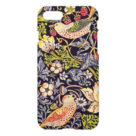 ウィリアム モリスのいちごの盗人の花柄アールヌーボー Iphoneケース Zazzle Co Jp