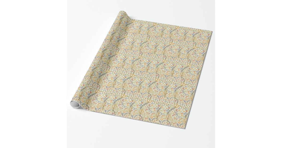 ウィリアム モリスの植物相のデザイン ラッピングペーパー Zazzle Co Jp