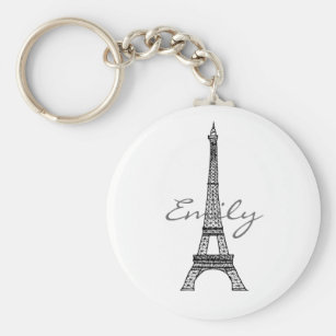 パリ フランス エッフェル塔キーホルダー Zazzle Co Jp