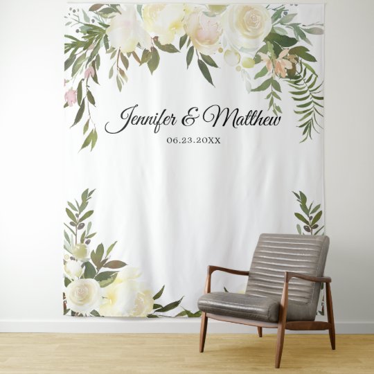 エレガントな花のピンクのアイボリーの結婚式の写真の背景幕 タペストリー Zazzle Co Jp エレガントな花のピンクのアイボリーの結婚式の写真の背景幕 タペストリー Zazzle Co Jp