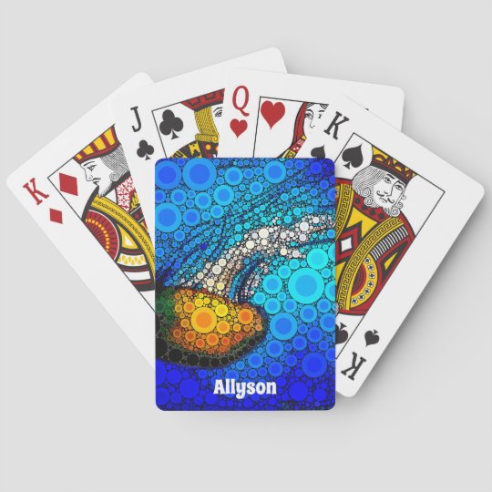オレンジイエロークラゲイン海 おもしろい名前をカスタムする トランプ Zazzle Co Jp
