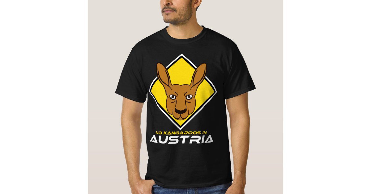 オーストリア カンガルー禁止 動物用カンガルー Tシャツ Zazzle Co Jp