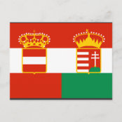 オーストリア ハンガリー国旗 1869年 1918年 ポストカード Zazzle Co Jp