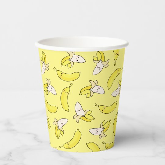 カイトバナナ子供の誕生日かわいい紙カップ 紙コップ Zazzle Co Jp