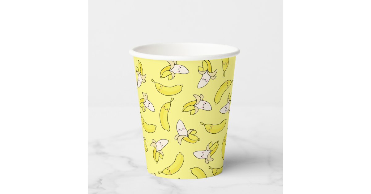 カイトバナナ子供の誕生日かわいい紙カップ 紙コップ Zazzle Co Jp