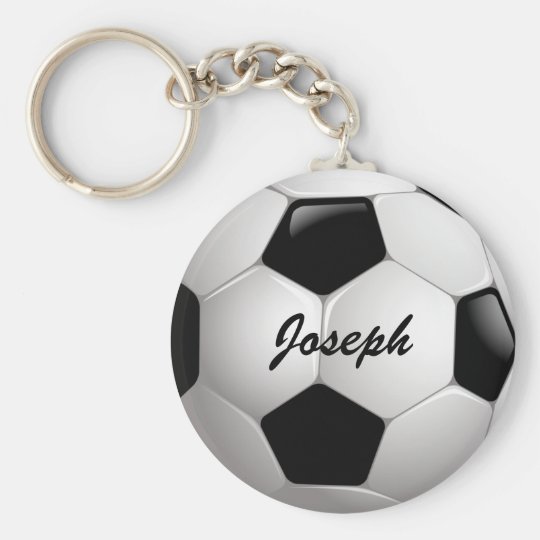 カスタマイズ可能なサッカーボール キーホルダー Zazzle Co Jp