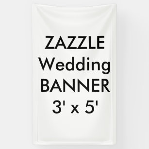 ウェディング横断幕 Zazzle Co Jp