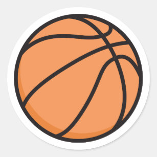 背景 バスケットボールシール Zazzle Co Jp