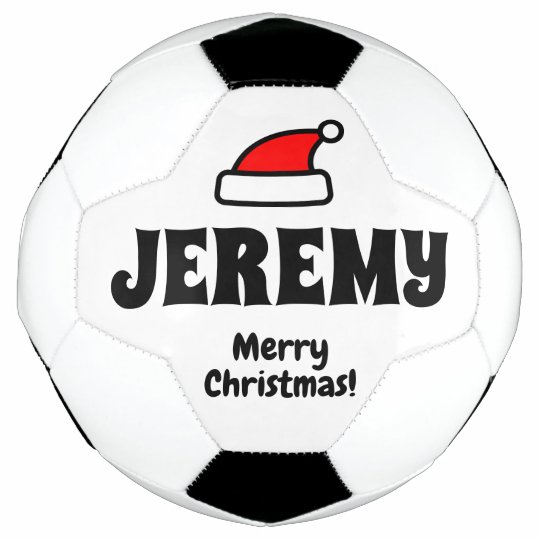 カスタムのクリスマスサッカーの球技の贈子供へ与 サッカーボール Zazzle Co Jp