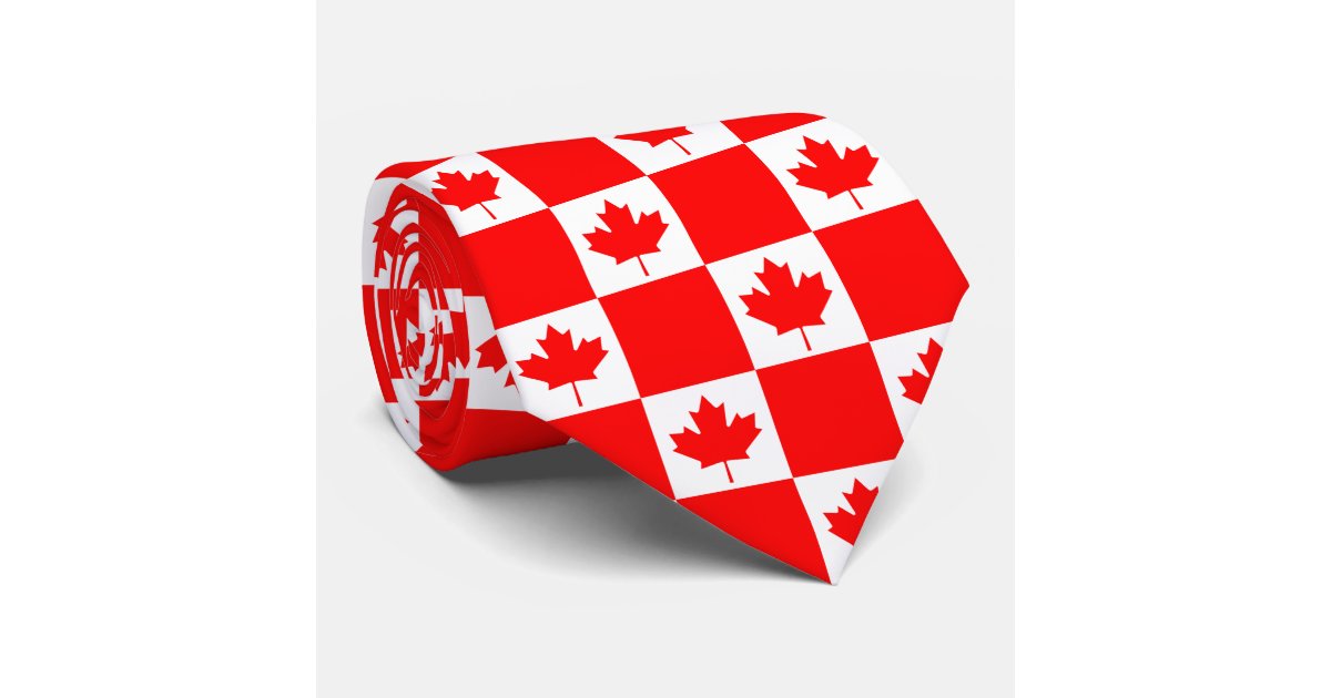 カナダ国旗とカナダ旅行 ビジネス スポーツ ネ ネクタイ Zazzle Co Jp