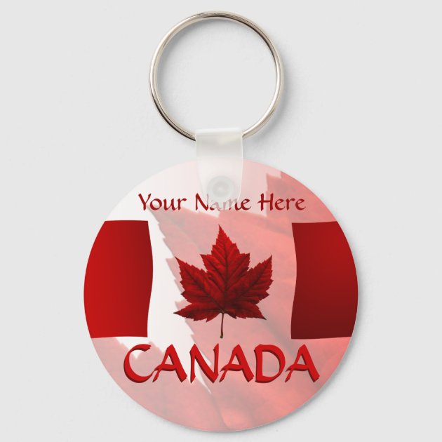 カナダ国旗　キーホルダー