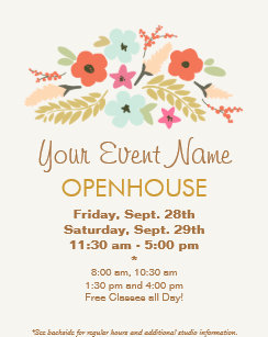 花屋フライヤー チラシ広告 Zazzle Co Jp