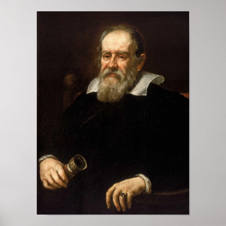 ガリレオ ガリレイ 天文学者および数学者 ポスター Zazzle Co Jp