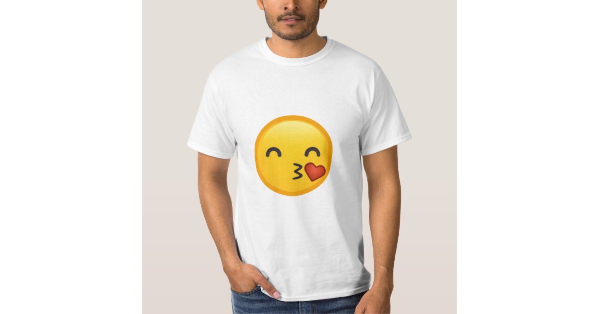 キスのemojiの顔文字 Tシャツ Zazzle Co Jp キスのemojiの顔文字 Tシャツ Zazzle Co Jp